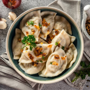 Pierogi z kapustą i...